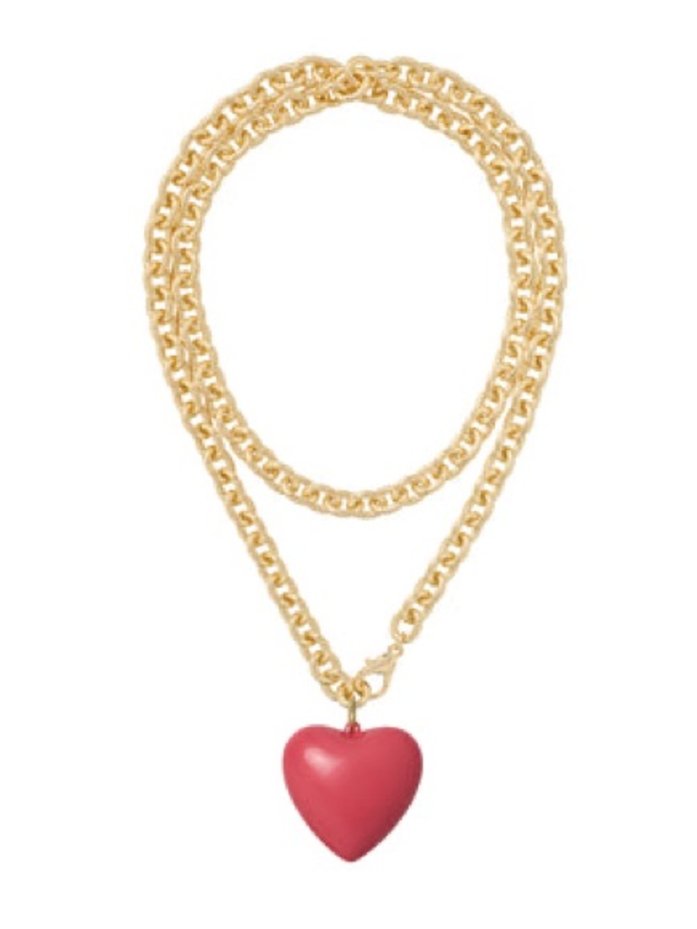 Roxanne Assoulin The Big Puffy Heart Charm Necklace